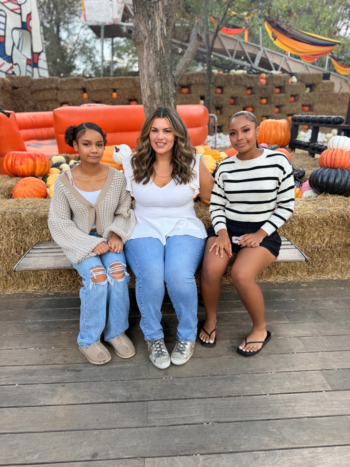 Stacy Lorenzo with daughters Layla and Natalia