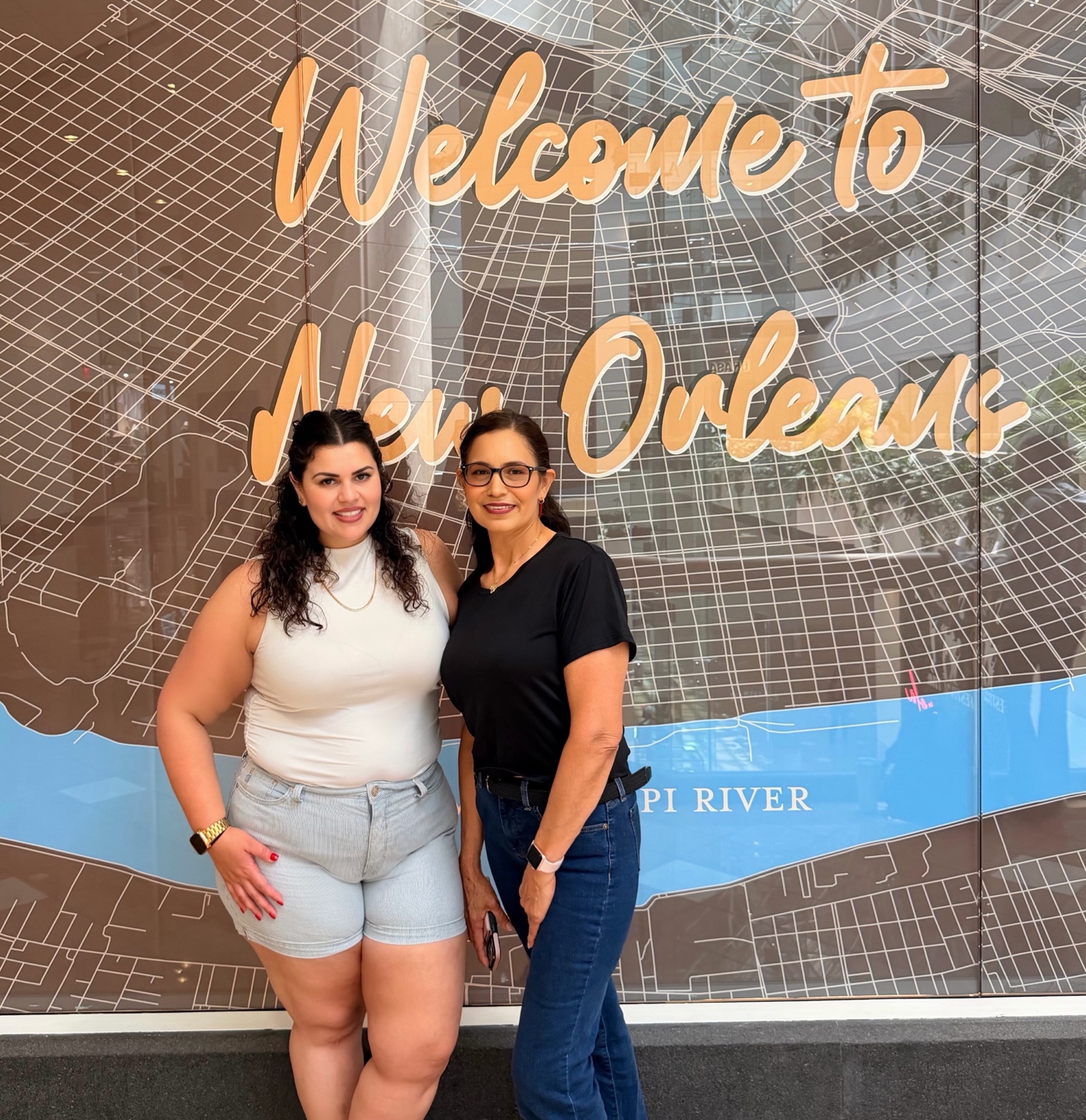 Stacy Lorenzo with her mother, Mirna Lorenzo
